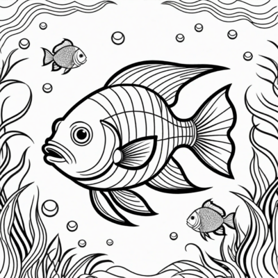 kolorowanki ryby do druku