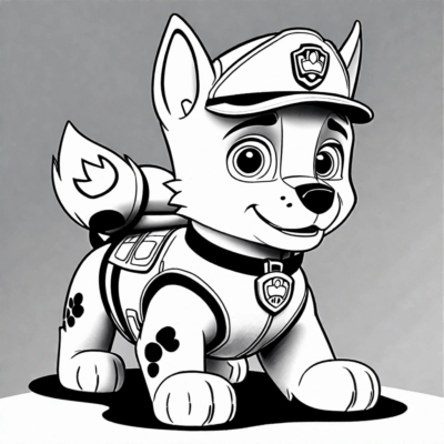 kolorowanki wodne psi patrol