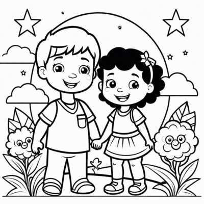 malowanki prawa dziecka kolorowanka