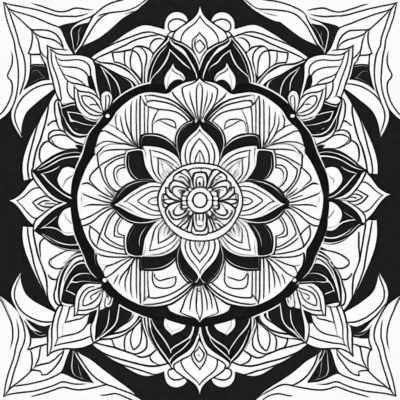 mandale kolorowanki do druku
