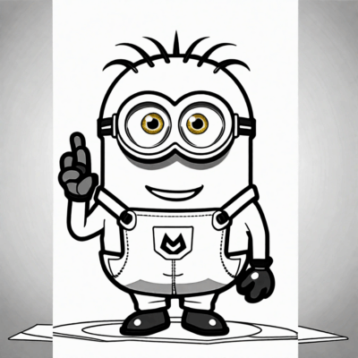 minionek kolorowanka do wydruku