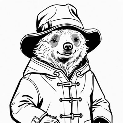 paddington kolorowanka