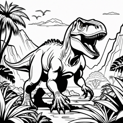 park jurajski kolorowanki