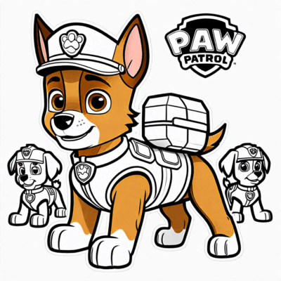 paw patrol kolorowanki