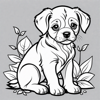 pieski pies kolorowanka