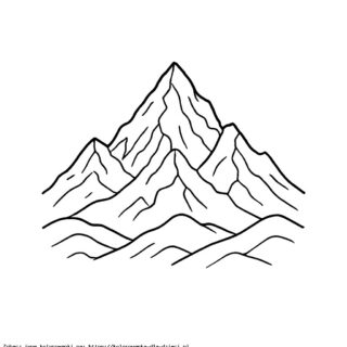 Kolorowanka Góry Everest