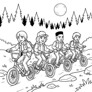 kolorowanki do druku stranger things