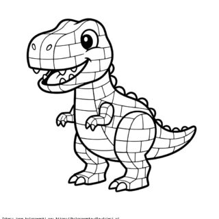 lego dinozaury kolorowanki