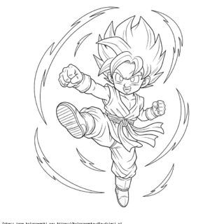 Kolorowanka Son Goku
