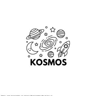 kosmos kolorowanka do druku