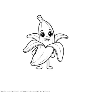 Kolorowanka Peely Bananek