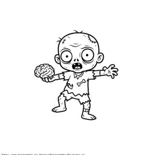 Kolorowanka Zombie