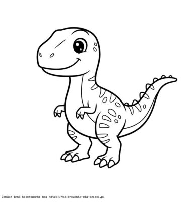 velociraptor kolorowanka