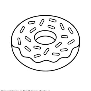 Kolorowanka Donut