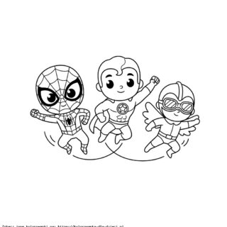 spidey spajdi i super kumple kolorowanka
