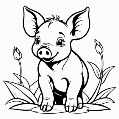 prosiaczek kolorowanki