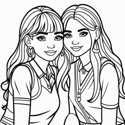 przyjaciółki kolorowanki bff do druku