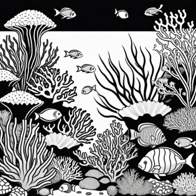 rafa koralowa kolorowanki