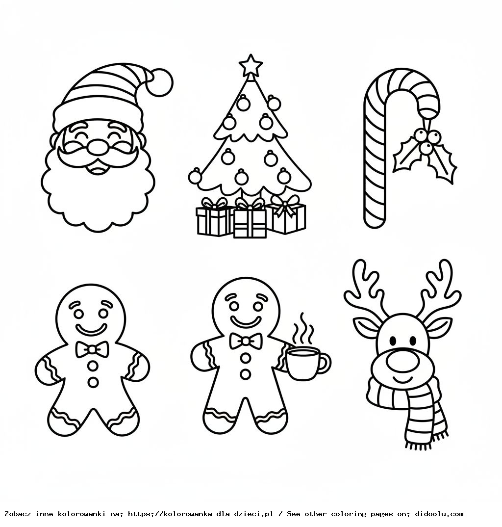 kolorowanki swiąteczne do wydruku