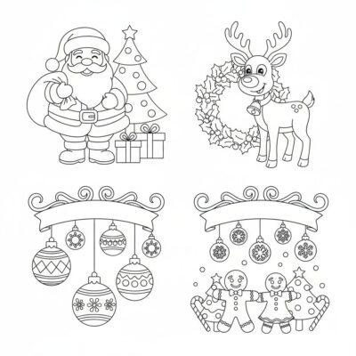 kolorowanki świąteczne do wydrukowania