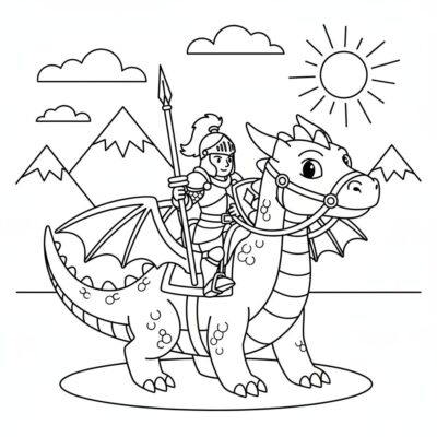 jeźdźcy smoków kolorowanka