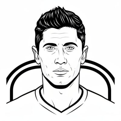 kolorowanki robert lewandowski