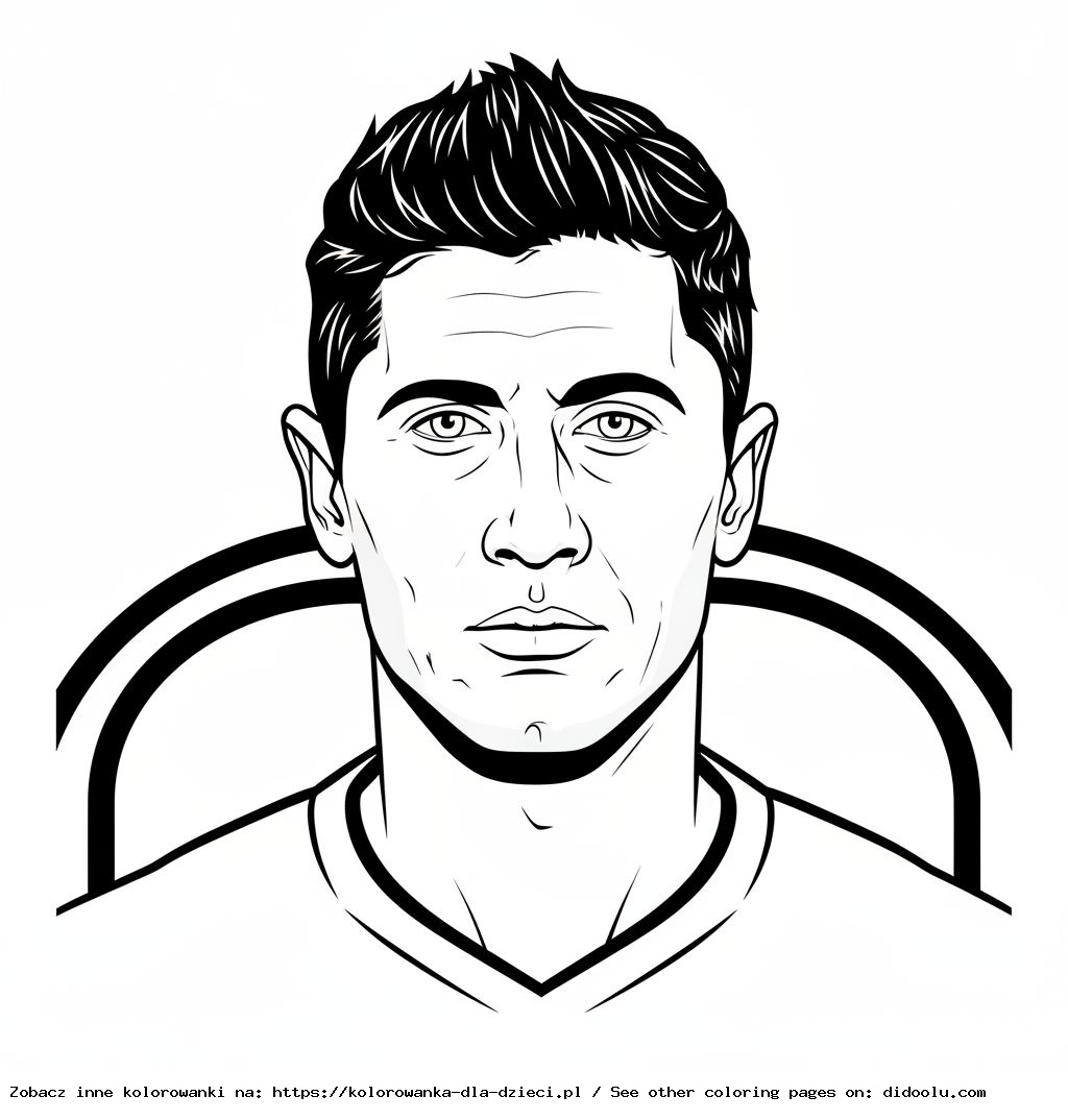 kolorowanki robert lewandowski