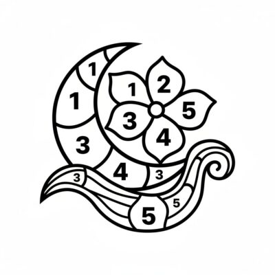kolorowanki po numerach dla dorosłych do druku