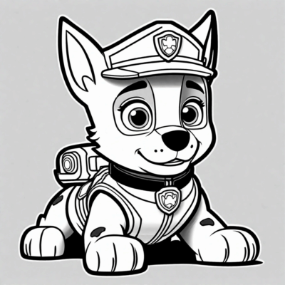 zuma psi patrol kolorowanka