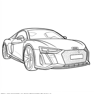kolorowanki samochody audi