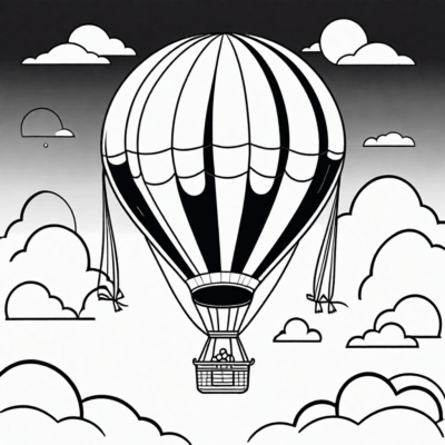balon kolorowanka do druku
