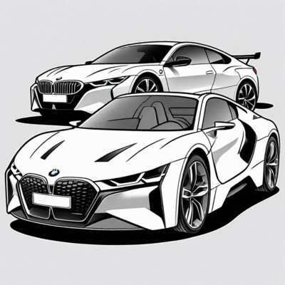 bmw audi kolorowanki samochody