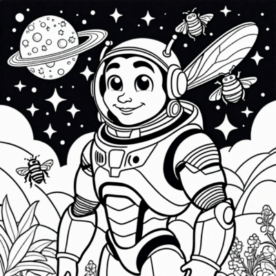 buzz astral kolorowanka