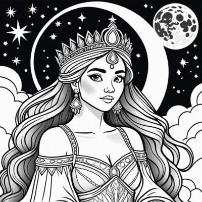 czarodziejka z księżyca kolorowanka