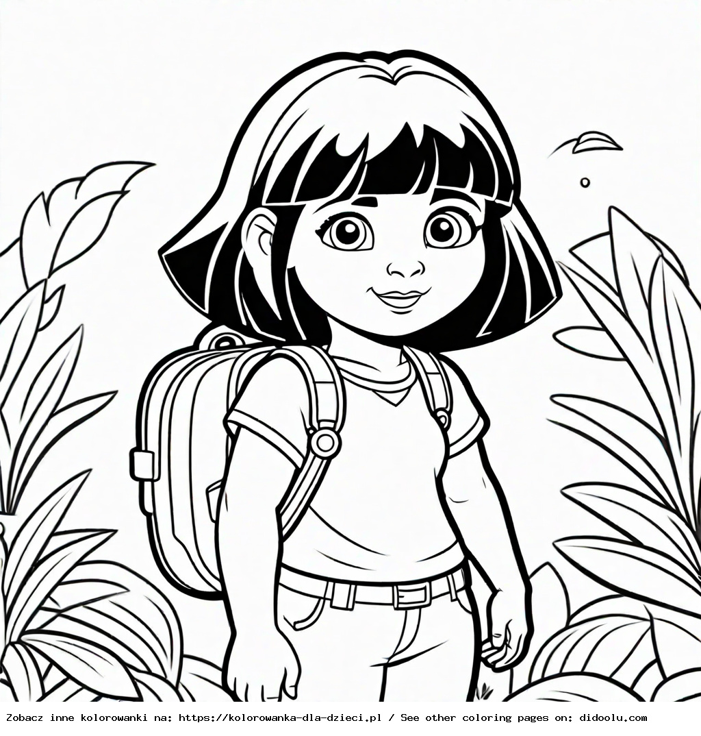 dora kolorowanki