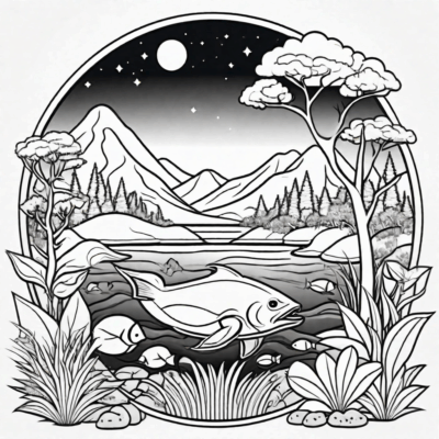 ekologia kolorowanki