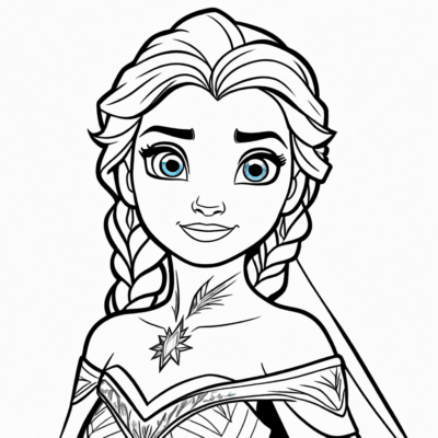 elsa kraina lodu kolorowanki