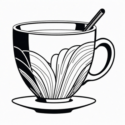 filiżanka kolorowanka