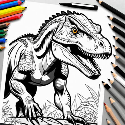 indoraptor kolorowanka