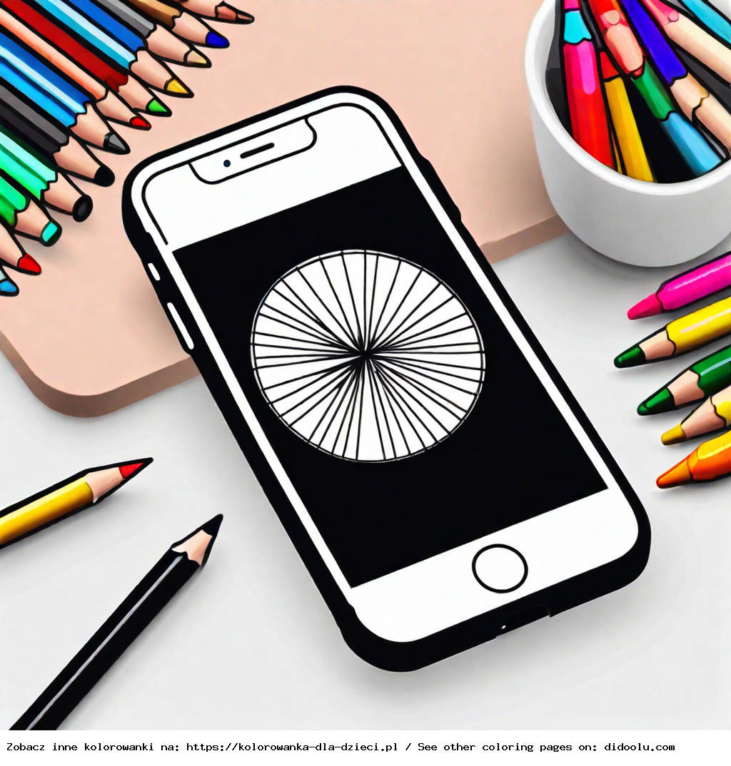 iphone kolorowanka