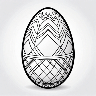 jajko kolorowanka do druku