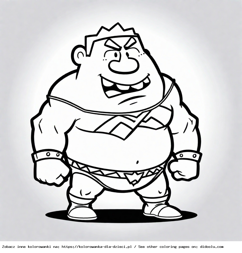 kapitan majtas kolorowanka