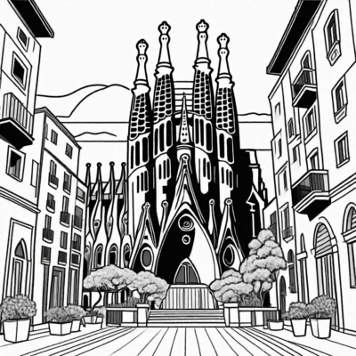 kolorowanka barcelona