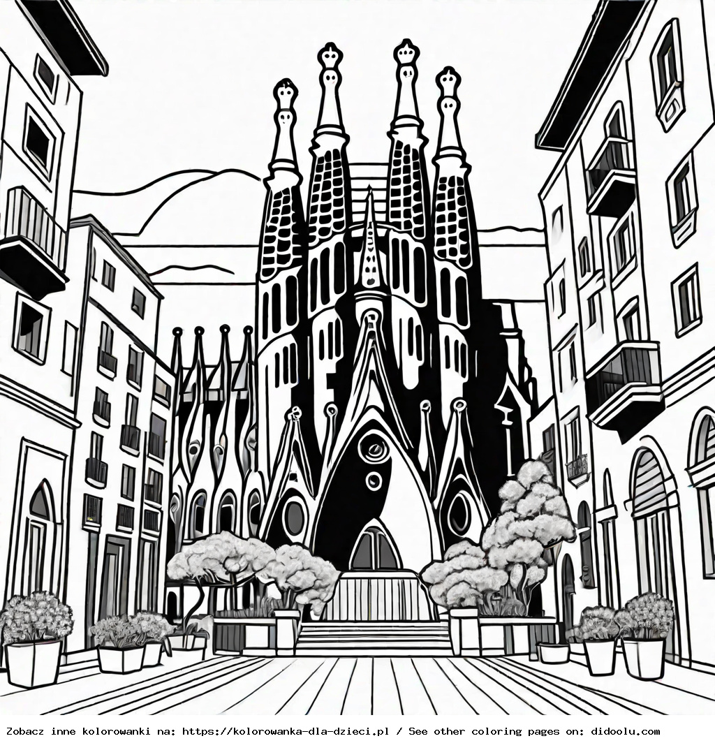 kolorowanka barcelona