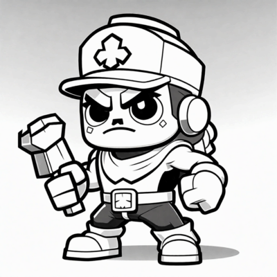 kolorowanka brawl stars emz