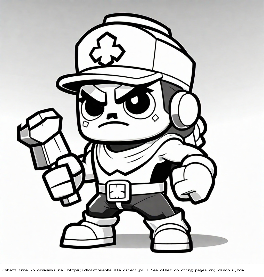 kolorowanka brawl stars emz