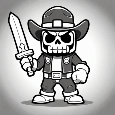 kolorowanka brawl stars mortis