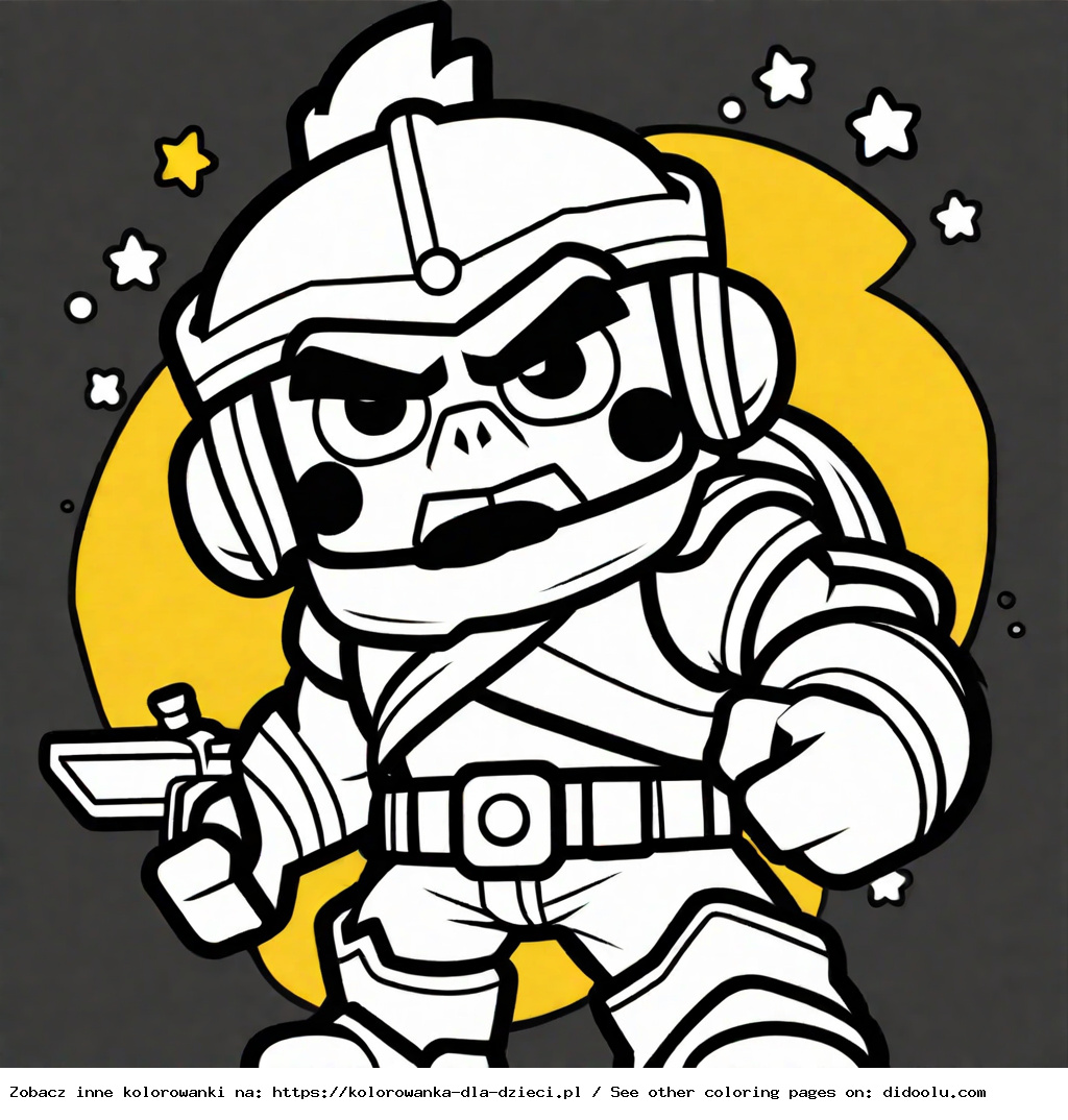 kolorowanka brawl stars surge