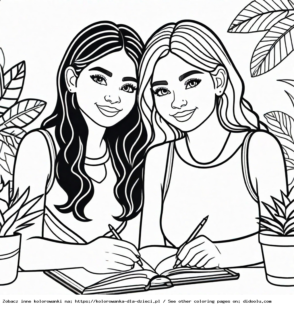 kolorowanka dla bff