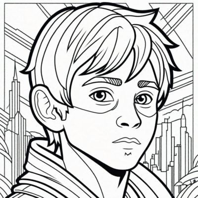 kolorowanka do druku dla chłopca